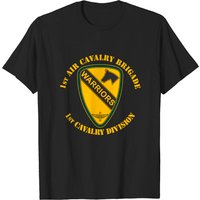 T-shirt pour hommes 1st Air Cavalry Brigade en noir