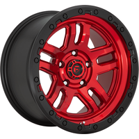 Roues Fuel D732 Ammo Gloss Red Black - 17x9 - 6x114.3 — Roues et jantes