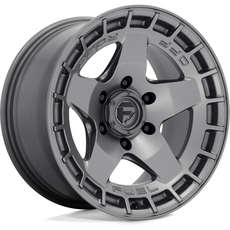 Fuel D734 Warp Matte Gunmetal Wheels - 20x9, 5x120 Bolt Pattern — Wheels & Rims