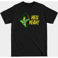 T-Shirt Kiteman pour hommes en noir