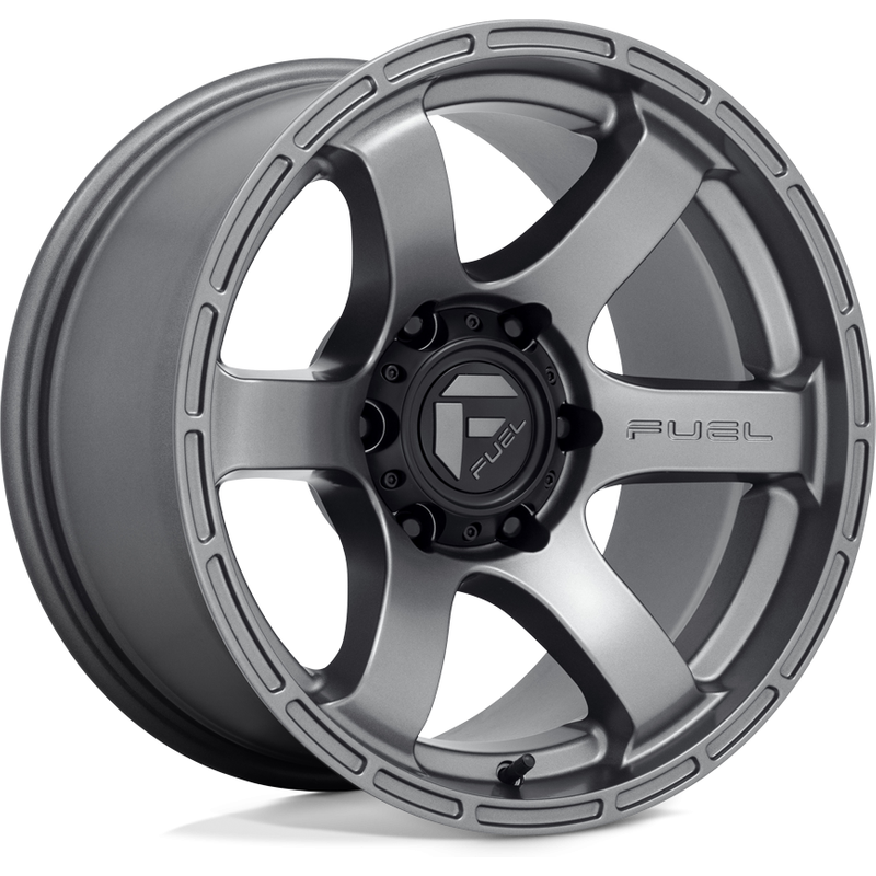 Roues Fuel D767 Rush Gunmetal Mat - 17x9, 6x139.7 — Roues et jantes