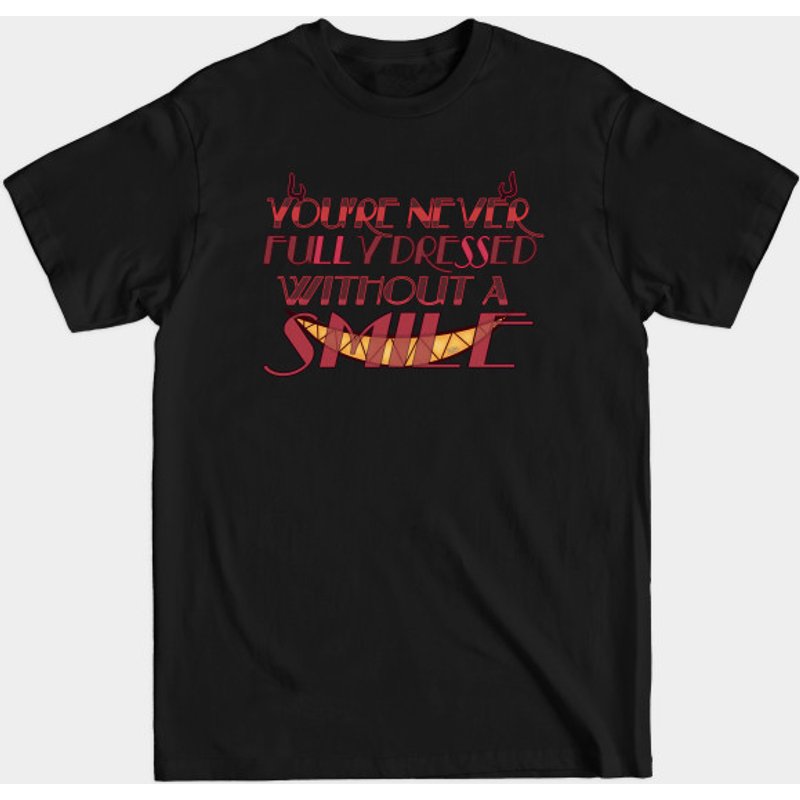 Vous n'êtes jamais complètement habillé sans un sourire - T-shirt Hazbin Hotel — T-shirts pour hommes
