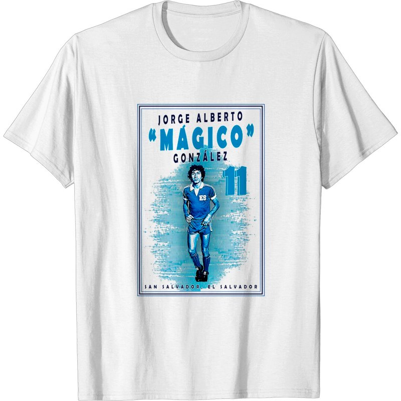T-shirt de soccer vintage Magico Gonzalez pour hommes