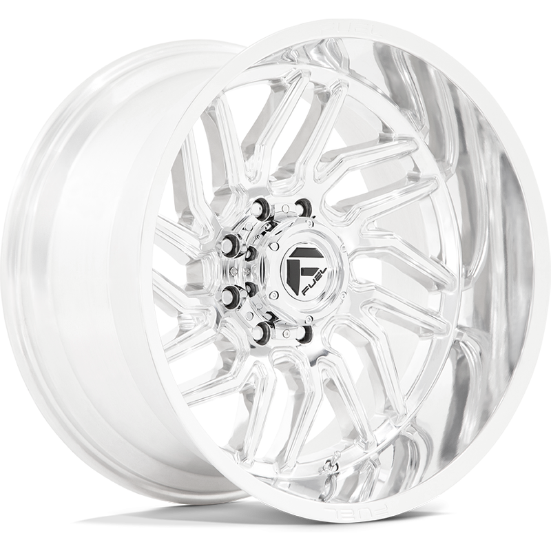Fuel D809 Hurricane Polished Wheels - 22x12 - 8x180 -44 Offset — Wheels & Rims