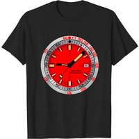SUB 300T Professional Automatic Red Vintage Diver T-Shirt