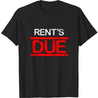 T-shirt pour hommes Rent's Due - Noir — T-shirts pour hommes