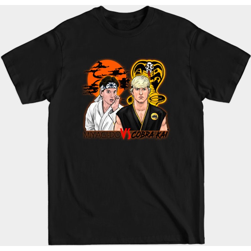T-shirt pour hommes Daniel Vs Johnny The Karate Kid