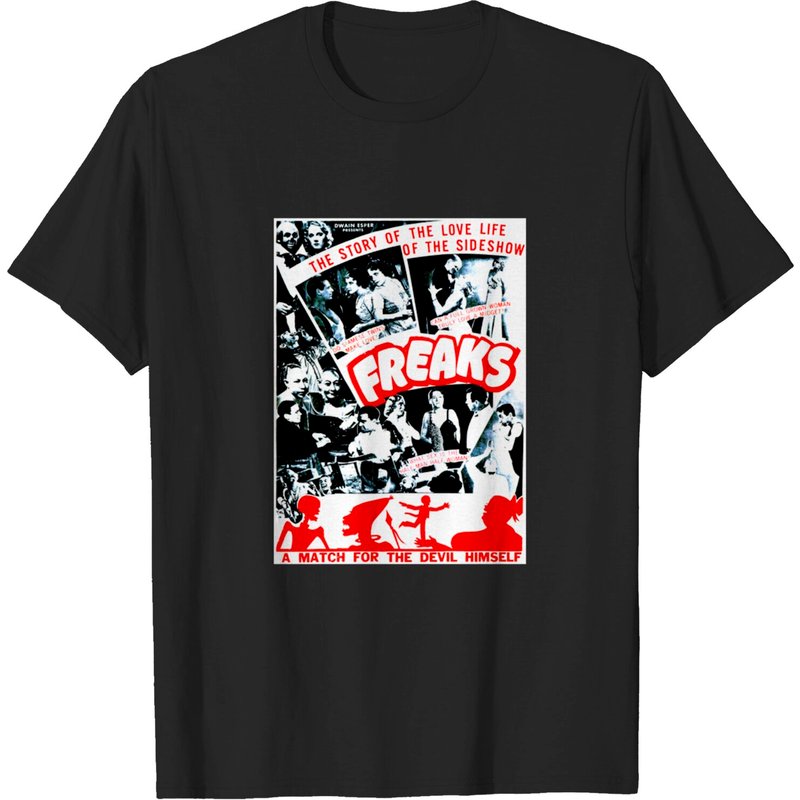 T-shirt Freaks de Tod Browning - Horreur pour hommes