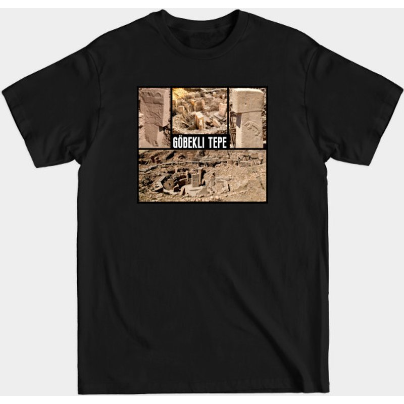 T-shirt pour hommes Gobekli Tepe en noir