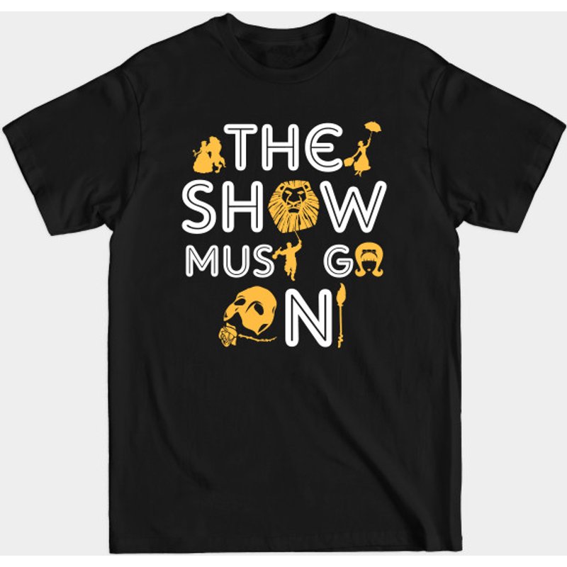 T-shirt Broadway Gift Broadway Lover pour hommes en noir — T-shirts pour hommes