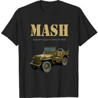 T-shirt Noir pour Hommes de la Série Mash