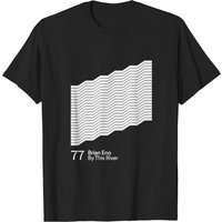 T-shirt Brian Eno By This River pour hommes en noir — T-shirts pour hommes
