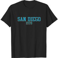 T-shirt pour hommes San Diego 1978 en noir — T-shirts pour hommes