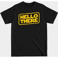 T-shirt Noir pour Hommes Hello There