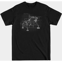 T-shirt Starbug Schematic pour hommes - Red Dwarf — T-shirts pour hommes