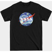 Nasa Starry Night T-Shirt for Men in Black — Mens T Shirts