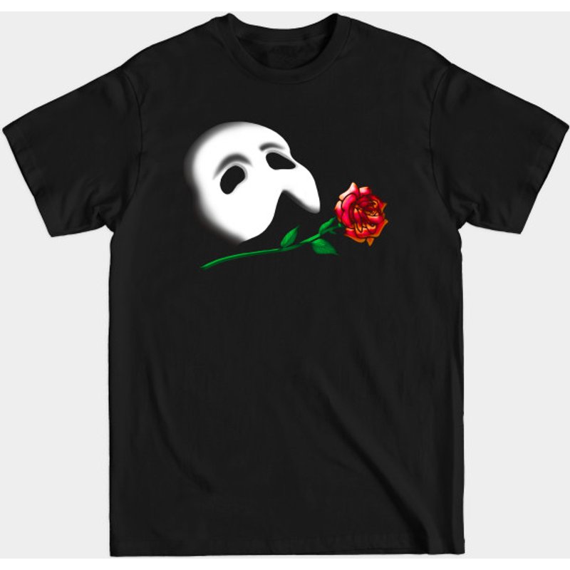 T-shirt pour hommes Phantom of the Opera en noir — T-shirts pour hommes