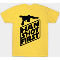 T-shirt pour hommes Han Shot First — T-shirts pour hommes