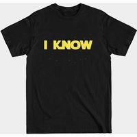 I Know - I Know Men's T-Shirt in Black