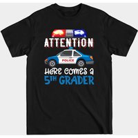 T-shirt Policier pour Hommes 5e Année Retour à l'École