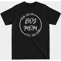 T-shirt Boy Mom pour hommes en noir — T-shirts pour hommes