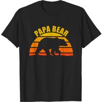 T-shirt pour hommes Papa Bear en noir