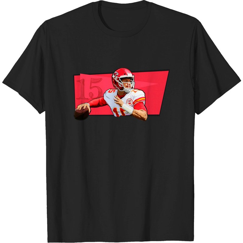 T-shirt Mahomes Kc pour hommes en noir — T-shirts pour hommes
