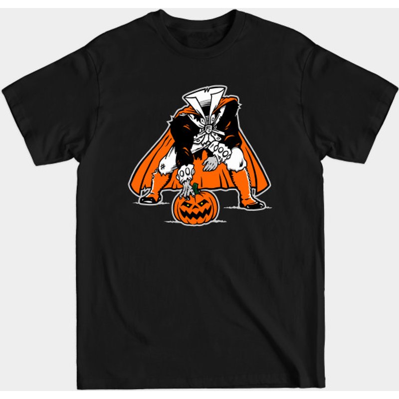 Headless Horseman Patriots Logo Halloween T-Shirt for Men — Mens T Shirts