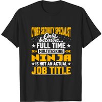 T-shirt humoristique de spécialiste en cybersécurité pour hommes — T-shirts pour hommes