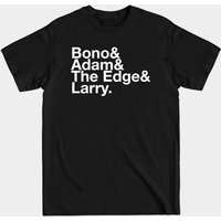 U2 Men's Black T-Shirt