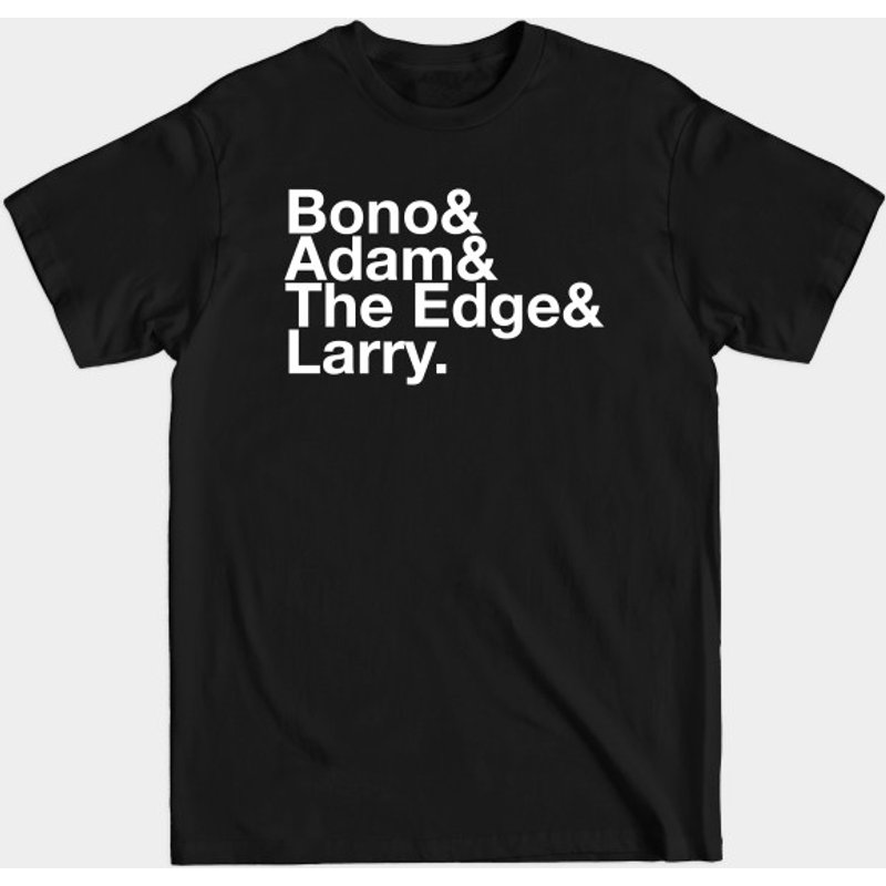 T-shirt Noir pour Hommes U2 — T-shirts pour hommes
