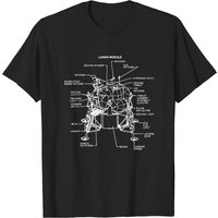 T-shirt Apollo Lunar Module NASA Blueprint pour hommes — T-shirts pour hommes