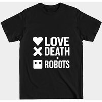 T-shirt pour hommes avec logo Love, Death + Robots