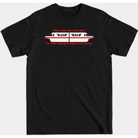 Please Stand Clear Of The Doors Red Monorail T-Shirt for Men — Mens T Shirts