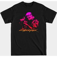 Cyberpunk Abstract - Cyberpunk 2077 Men's T-Shirt — Mens T Shirts