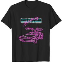 Synthwave DeLorean Men's T-Shirt