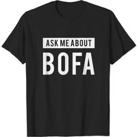 Demandez-moi à propos de Bofa - T-shirt pour hommes Bofa en noir — T-shirts pour hommes