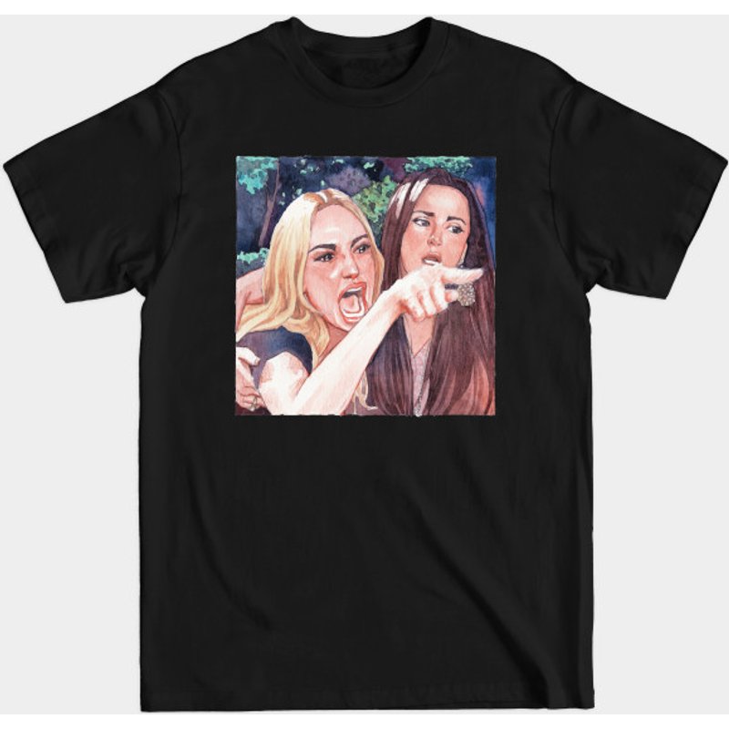 T-shirt pour hommes - Meme Femme a Crié au Chat - Noir — T-shirts pour hommes
