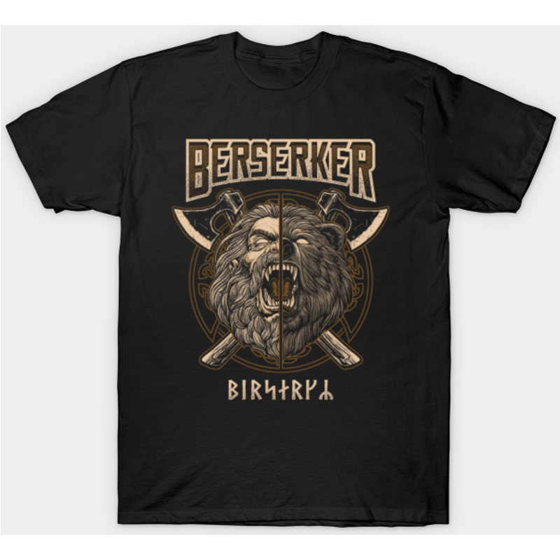T-shirt Viking Berserker Norse Pagan Bear Warrior pour hommes — T-shirts pour hommes