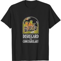 T-shirt Noir Disregard The Constabulary pour Hommes — T-shirts pour hommes