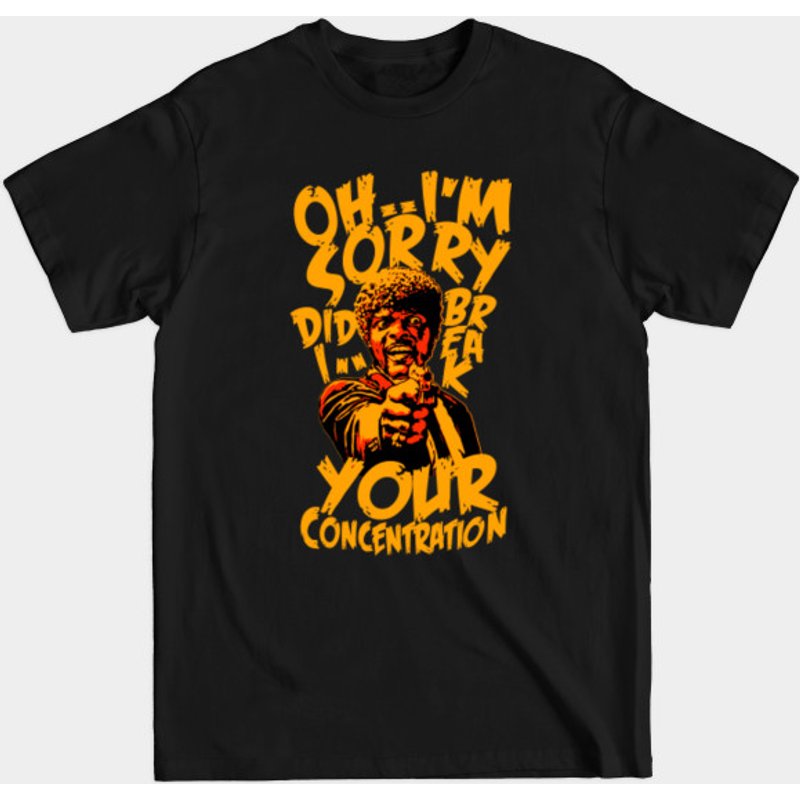 Oh Did I Break Your Concentration? T-shirt Pulp Fiction pour hommes — T-shirts pour hommes