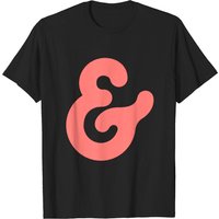 T-shirt Ampersand Quote pour hommes en noir — T-shirts pour hommes