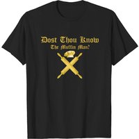 T-shirt Muffin Man Chef Pâtissier Shrek pour hommes - Noir — T-shirts pour hommes