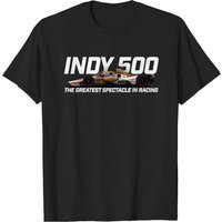 Indy Greatest Spectacle T-Shirt Noir Recto-Verso - Indy 500
