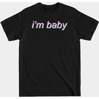 T-shirt I'm Baby - Meme pour hommes en noir