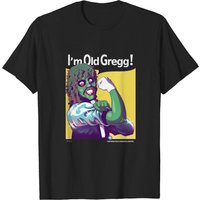 T-shirt I'm Old Gregg! pour hommes en noir