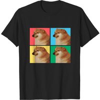 T-shirt pour hommes Cheems Cover - Noir — T-shirts pour hommes