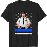 T-shirt pour hommes Paul Blart Mall Cop Thick Blue Line