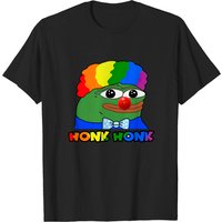 T-shirt pour hommes Pepe le Clown Honk Honk en noir