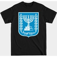 T-shirt pour hommes Israel en noir